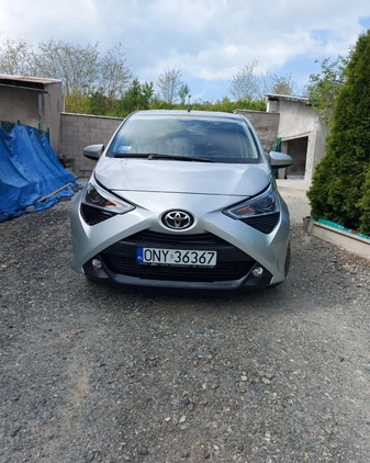 Toyota Aygo cena 54000 przebieg: 9840, rok produkcji 2021 z Nysa małe 121